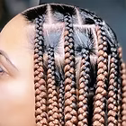 Large knotless braids